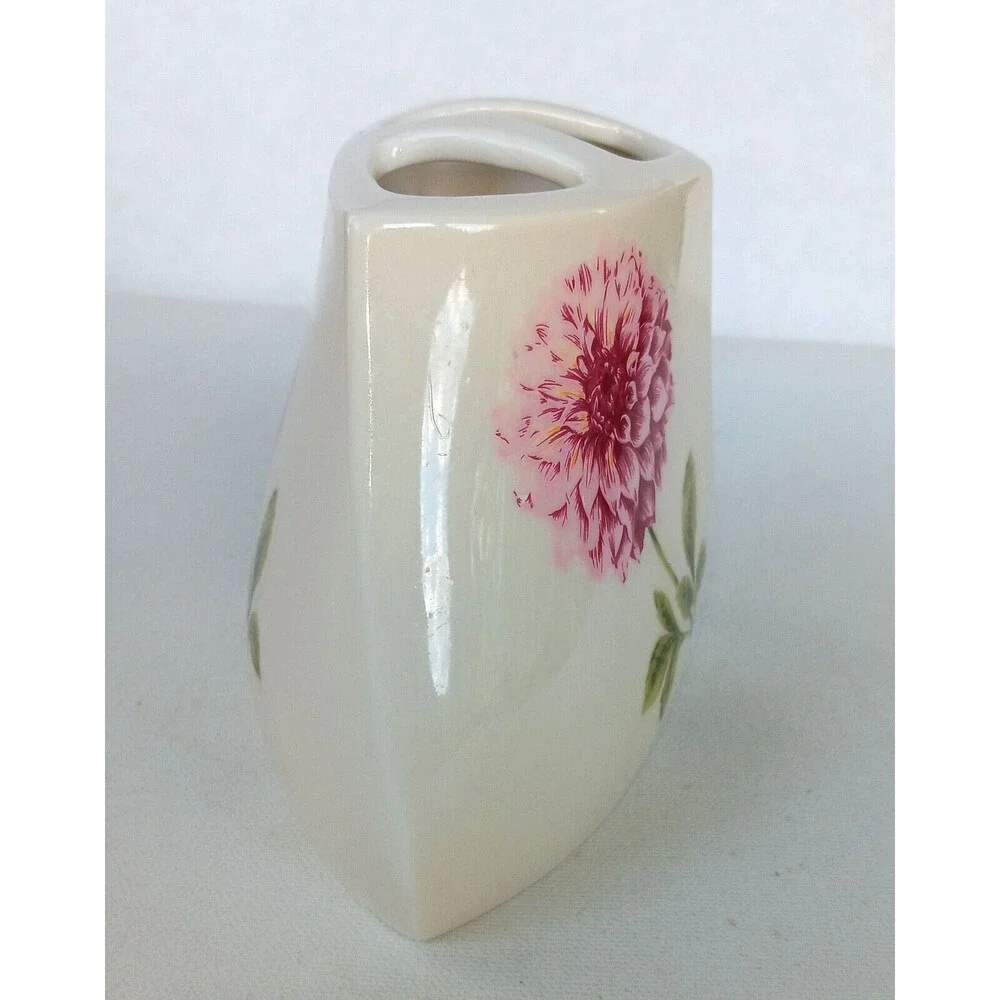 Flower Toothbrush Holder and Tumbler Ceramic Bed Bath & Beyond Pink Dahlia